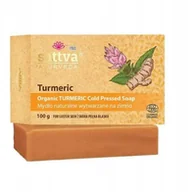 Mydła - SATTVA_Organiczne mydło wytwarzane na zimno Kurkuma 100g - miniaturka - grafika 1