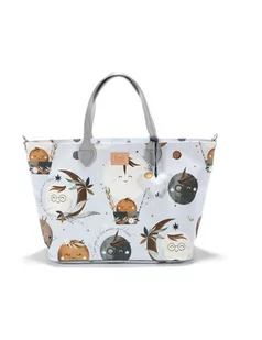 La Millou Torba Feeria Premium Zip Medium ( by Whatannawears - Fly me to the moon sky ) - Torby i organizery dla mam - miniaturka - grafika 1
