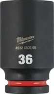Klucze i nasadki - Milwaukee Long Hex Impact Head MILWAUKEE SHW 3/4 36 mm - miniaturka - grafika 1
