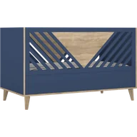 Łóżeczka i kojce - Łóżeczko dziecięce 140x70 niebieskie Tutu Blue V - miniaturka - grafika 1