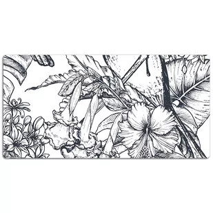 Podkładka na biurko Rysunek ptaków 120x60 cm - Podkładki na biurko - miniaturka - grafika 1