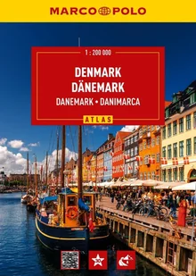 Dania. Atlas samochodowo-turystyczny 1:200 000 - Atlasy i mapy Dania. Atlas samochodowo-turystyczny 1:200 000 - Atlasy i mapy - miniaturka - grafika 1