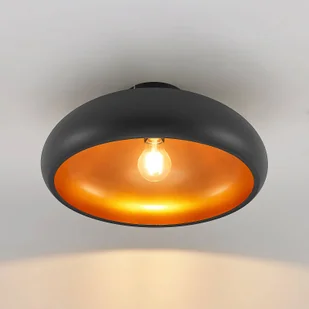 Lindby Moderne plafondlamp zwart met goud - Gerwina - Lampy sufitowe - miniaturka - grafika 4