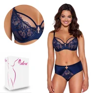 Biustonosze - Biustonosz Soft Side Support AV 1938 miękki granatowy  75I - miniaturka - grafika 1