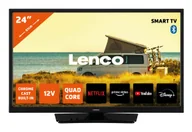 Telewizory - Lenco LED-2463BK (V2) 61 cm (24") HD Smart TV Wi-Fi Czarny 300 cd/m² - miniaturka - grafika 1