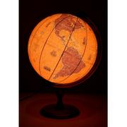 Globusy - Globus Żaglowce podświetlany drewniana stopka - miniaturka - grafika 1