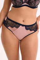Majtki damskie - Brazyliany Gaia 1274B Frida granatowo-różowy - miniaturka - grafika 1