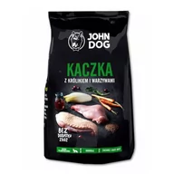 Sucha karma dla psów - John Dog Kaczka z Królikiem i Warzywami 3kg - miniaturka - grafika 1