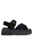 Sandały damskie - Clarks Sandały Evamar Wish 26181199 Czarny - miniaturka - grafika 1