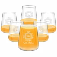 Szklanki - Szklanki grawerowane avant garde x6 dla niej - miniaturka - grafika 1