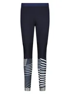 Spodnie sportowe damskie - CMP Legginsy w kolorze granatowym do biegania - miniaturka - grafika 1