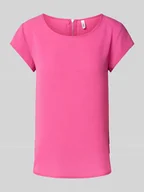 Bluzki damskie - Bluzka o kroju regular fit z zamkiem błyskawicznym model ‘VIC’ - miniaturka - grafika 1