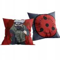 Kołdry i poduszki dla dzieci - Poduszka anime Naruto 40x40 - Kakashi, Sharingan, dekoracja dla fana - miniaturka - grafika 1