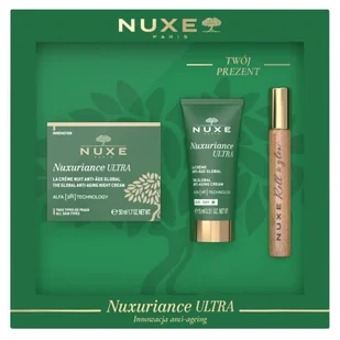 Zestaw Nuxe Nuxuriance Ultra, krem na noc, 50 ml + krem na dzień, 15 ml + Huile Prodigieuse Or, roll on, 8 ml - Zestawy kosmetyków damskich - miniaturka - grafika 1
