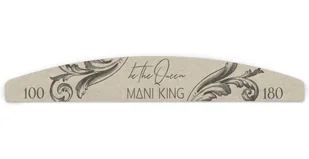 Mani King Royal Pilnik do Paznokci Półksiężyc Łódka 100/180 - Akcesoria do paznokci - miniaturka - grafika 1