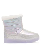 Buty dla dziewczynek - Frozen Śniegowce AW23-220DFR Srebrny - miniaturka - grafika 1