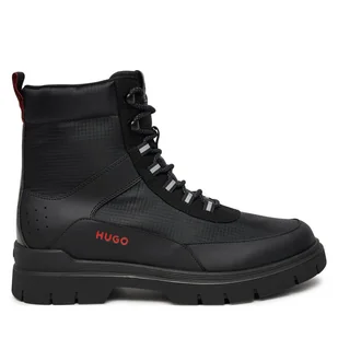 Kozaki Hugo Ryan Hito Mxstr 50537851 Czarny - Buty zimowe męskie - miniaturka - grafika 1