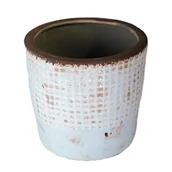 Donice - Piasek pustyni osłonka 7A, postarzana, prosta w delikatną kratkę (większa) - miniaturka - grafika 1