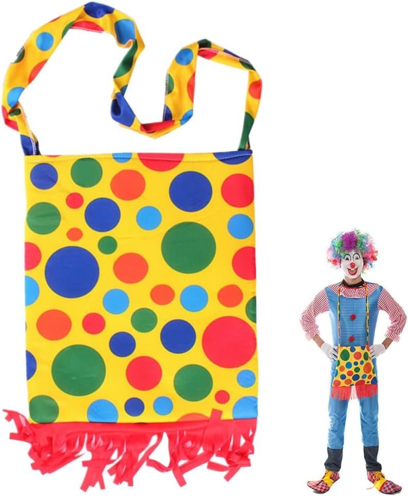 Torba karnawałowa torba na ramię torebka Cord Crossbody Bag Clown torebka żółta kostiumy karnawałowe
