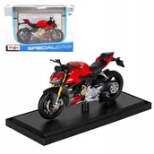 Samochody i pojazdy dla dzieci - Ducati Super Naked V4 S model w skali 1:18 motocykl Maisto - miniaturka - grafika 1