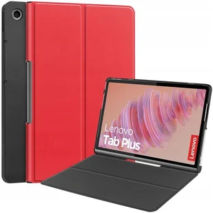 Etui do Lenovo Tab Plus + Tab+ 2024 11.5 cali TB351 Smartcase czerwone Case Obudowa Pokrowiec Futerał - Etui do tabletów - miniaturka - grafika 1