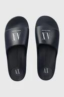 Klapki i japonki męskie - Armani Exchange klapki męskie kolor granatowy XUP012 XV675 K487 - miniaturka - grafika 1