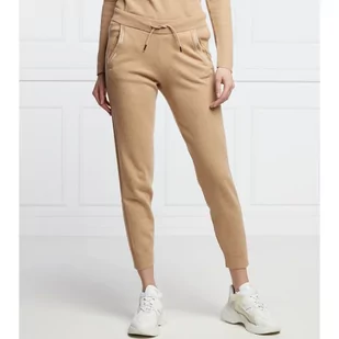 Calvin Klein Spodnie dresowe | Regular Fit | z dodatkiem wełny - Dresy damskie - miniaturka - grafika 1