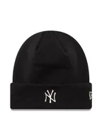 Czapki damskie - New Era Czapka Metallic Cuff Beani Czarny - miniaturka - grafika 1