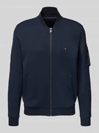 Bluzy męskie - Bluza rozpinana o kroju relaxed fit z mieszanki bawełny - miniaturka - grafika 1