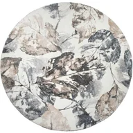 Dywany - Dywan Stilo 160 cm koło liście szaro-beżowe - miniaturka - grafika 1
