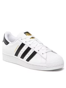 adidas Buty Superstar J FU7712 Biały - Sneakersy damskie - miniaturka - grafika 1