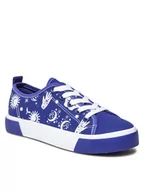 Buty dla dziewczynek - Nelli Blu Tenisówki CSS20408-03 Niebieski - miniaturka - grafika 1