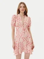 Sukienki - Silvian Heach Sukienka letnia Lapug GPP25364VE Różowy Regular Fit - miniaturka - grafika 1