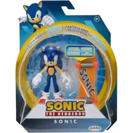 Figurki dla dzieci - SONIC THE HEDGEHOG JAKKS PACIFIC RUCHOMA FIGURKA SONIC + DESKOROLKA - miniaturka - grafika 1
