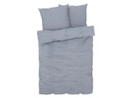 Pościel - LIVARNO home Pościel renforcé z kory, 160 x 220 cm (Niebieski w paski) - miniaturka - grafika 1