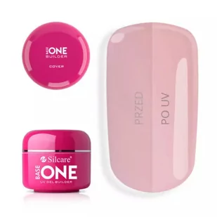 Silcare Żel Budujący Base One Cover 100g - Żele do paznokci - miniaturka - grafika 1
