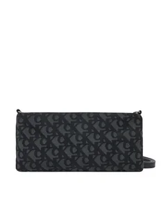 Calvin Klein Jeans Torebka Logo Jacquard Sophie Top Zip LV04K3183G Czarny - Torebki damskie - miniaturka - grafika 1