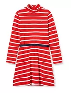 Sukienki - Tommy Hilfiger Sukienka dziewczęca w paski L/S, Czerwony Pasek, 92 cm - miniaturka - grafika 1