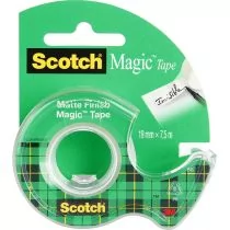 Scotch 3M Taśma biurowa Magic (890; 8-1975), matowa, z dyspenserem, 19mm, 7, 6m 3M-UU005551005 - Taśmy klejące - miniaturka - grafika 4