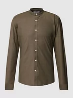 Koszule męskie - Koszula casualowa o kroju slim fit ze stójką model ‘Superflex’ - miniaturka - grafika 1