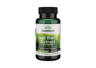 Swanson Goji extract 500 mg - suplement diety 60 kaps. - suplement - Suplementy naturalne - miniaturka - grafika 1