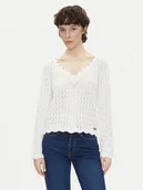 Swetry damskie - Pepe Jeans Sweter Olya PL702288 Écru Regular Fit - miniaturka - grafika 1