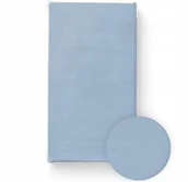 Prześcieradła dla dzieci - Bocioland Prześcieradło Jersey 60x120cm Jasny Niebieski 0533 - miniaturka - grafika 1