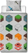 Pościel - Zestaw pościeli Minecraft na łóżko pojedyncze - zestaw na łóżko pojedyncze dla małych budowniczych - miniaturka - grafika 1