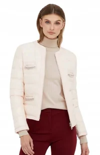 GUESS KURTKA DAMSKA PIKOWANA RÓŻOWA Z OZDOBAMI XS I1D - Kurtki damskie GUESS KURTKA DAMSKA PIKOWANA RÓŻOWA Z OZDOBAMI XS I1D - Kurtki damskie - miniaturka - grafika 1