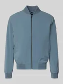 Kurtki męskie - Kurtka bomberka w kroju regular fit ze stójką - miniaturka - grafika 1