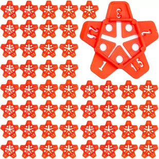Uniwersalne krzyżyki gwiazdki dystansowe 50 szt. SILVER - Narzędzia warsztatowe - miniaturka - grafika 1