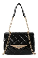 Torebki damskie - Mała torebka na ramię Nobo pikowana czarna - miniaturka - grafika 1