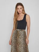 Koszulki i topy damskie - Vila Top w kolorze czarnym - miniaturka - grafika 1