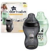 Tommee Tippee Butelka antykolkowa dekorowana Closer to Nature 340ml (2szt.)